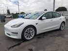 2022 Tesla Model 3 White vin: 5YJ3E1EA5NF372478
