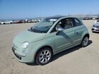 2017 Fiat 500 Lounge Зеленый vin: 3C3CFFCR2HT542440