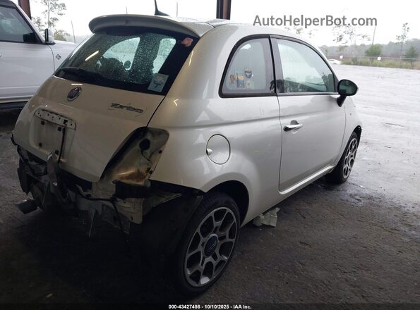 3C3CFFKH7JT465305 2018 FIAT 500 Кремовый Задняя правая четверть