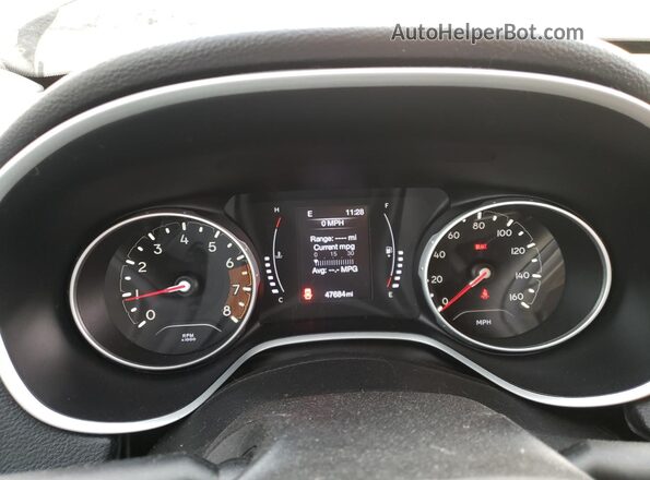 3C4NJCAB6HT669215 2017 JEEP COMPASS Gray Widok zestawu wskaźników