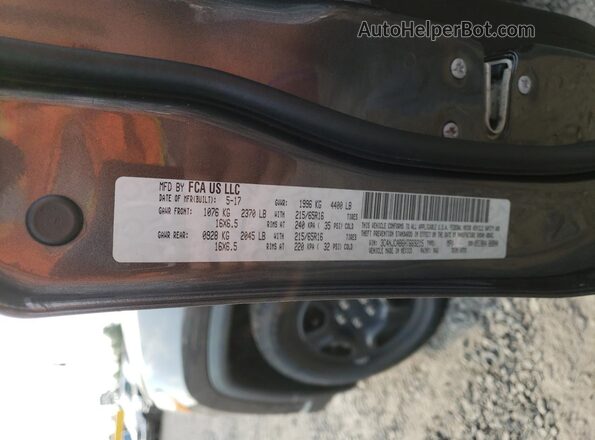 3C4NJCAB6HT669215 2017 JEEP COMPASS Gray Widok wnętrza 360 stopni