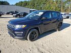 2020 Jeep Compass Sport Blue vin: 3C4NJCAB6LT220058