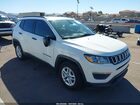 2017 Jeep New Compass Sport Fwd White vin: 3C4NJCAB7HT629497