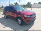 2020 Jeep Compass Sport Fwd Red vin: 3C4NJCAB8LT243082