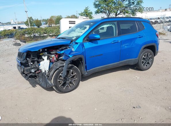 3C4NJDAB0LT167458 2020 JEEP COMPASS Blue Առջևի ձախ երեք քառորդ տեսարան