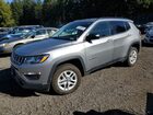 2020 Jeep Compass Sport Silver vin: 3C4NJDAB5LT107045