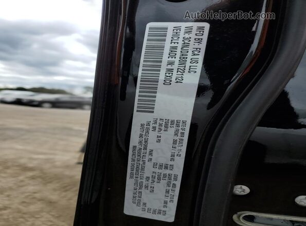 3C4NJDAB8NT221124 2022 JEEP COMPASS Black Вид наклейки з VIN-кодом