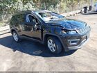 2017 Jeep New Compass Latitude 4x4 Black vin: 3C4NJDBB4HT664549