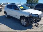 2022 Jeep Compass Latitude 4x4 White vin: 3C4NJDBB9NT136470