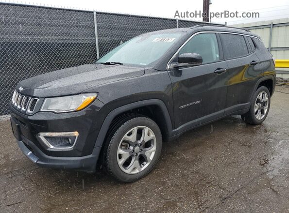 3C4NJDCB3MT589691 2021 JEEP COMPASS Черный Передняя левая четверть