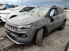 2022 Jeep Compass Limited Gray vin: 3C4NJDCB6NT153757