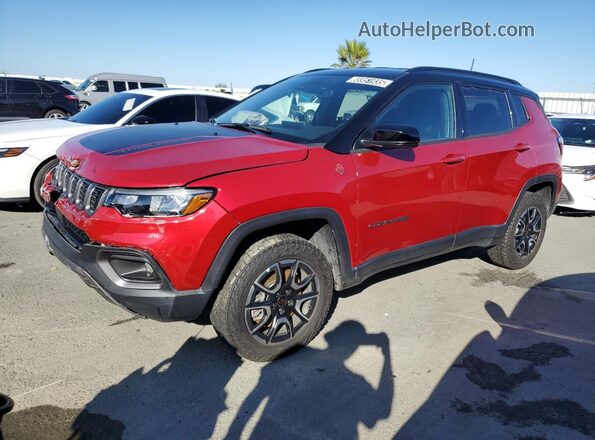 3C4NJDDN2ST533182 2025 JEEP COMPASS Красный Передняя левая четверть