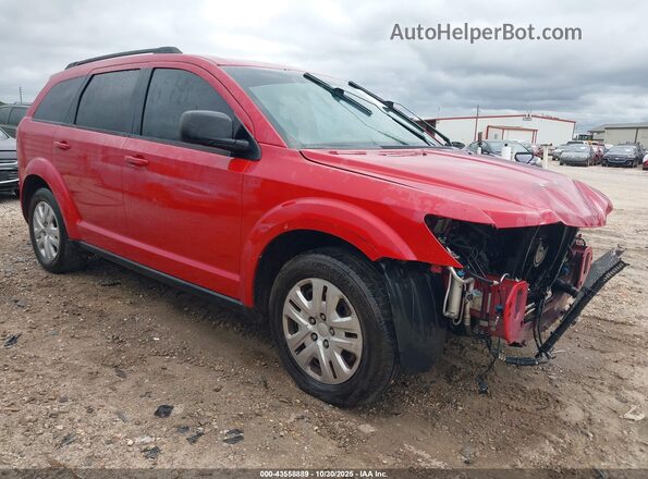 3C4PDCAB4GT250567 2016 DODGE JOURNEY Красный Передняя правая четверть