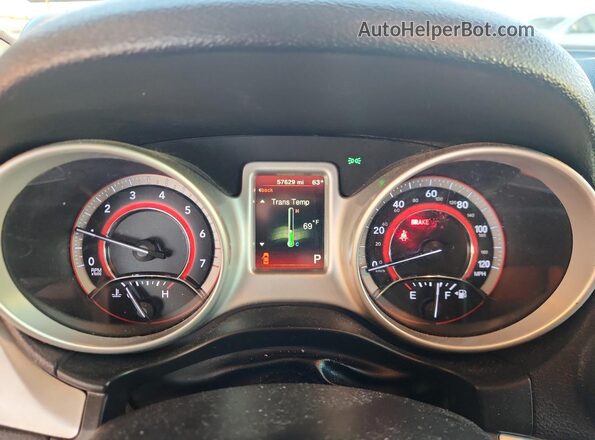 3C4PDCAB8LT279662 2020 DODGE JOURNEY Black Instrument cluster view