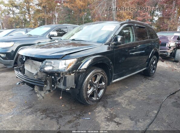 3C4PDDGGXJT387948 2018 DODGE JOURNEY Черный Передняя левая четверть
