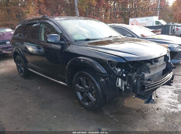 3C4PDDGGXJT387948 2018 DODGE JOURNEY Черный Передняя правая четверть