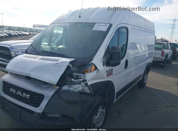 3C6LRVBG8ME567152 2021 RAM PROMASTER 1500 White Vista tres cuartos delantera izquierda