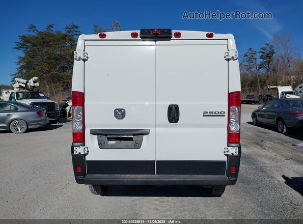 3C6LRVVG8SE512581 2025 RAM PROMASTER 2500 White 