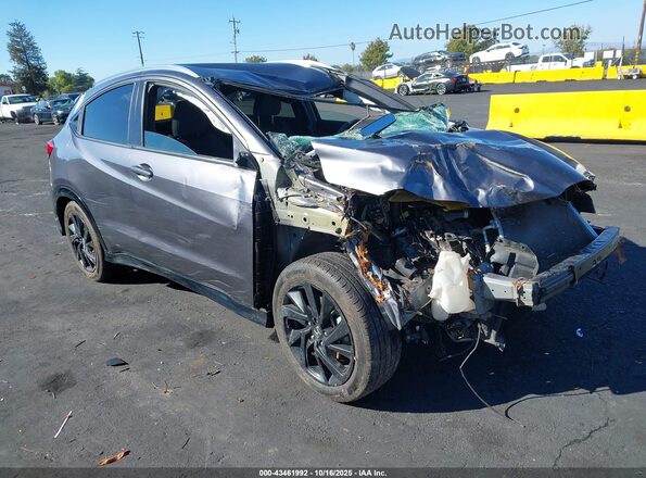 3CZRU5H19MM727947 2021 HONDA HR-V Серый Передняя правая четверть