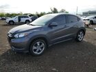 2017 Honda Hr-v Lx Gray vin: 3CZRU6H30HM708345