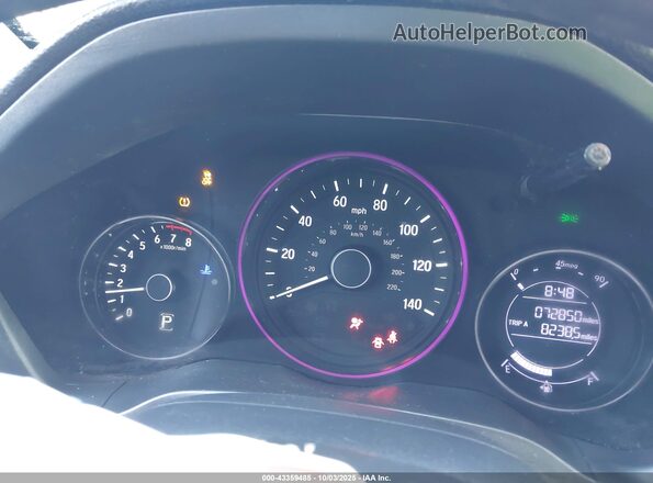 3CZRU6H3XMM719153 2021 HONDA HR-V Серебряный Вид задних сидений