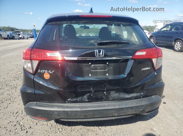 3CZRU6H3XMM753514 2021 HONDA HR-V Black Rear view