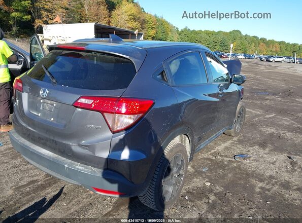 3CZRU6H75HM732899 2017 HONDA HR-V Серый Задняя правая четверть
