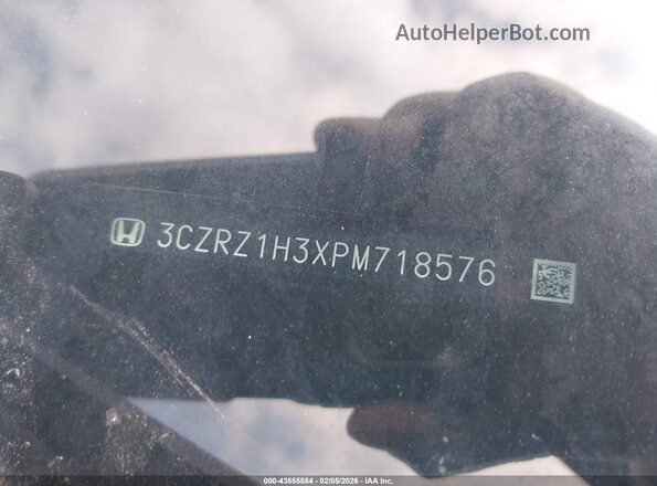 3CZRZ1H3XPM718576 2023 HONDA HR-V Синий Вид подкапотного пространства