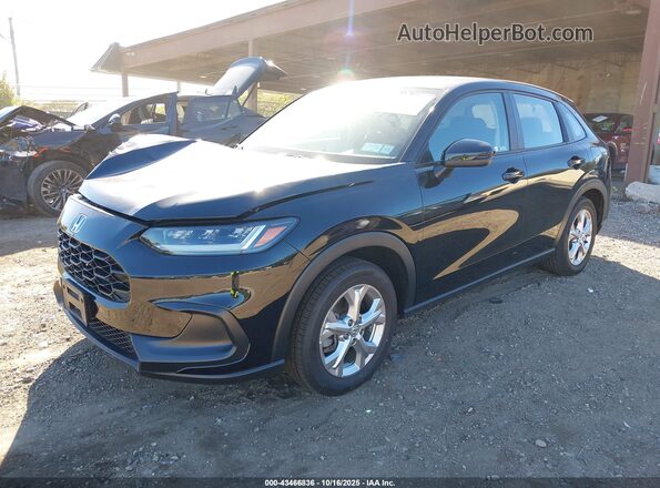 3CZRZ2H3XPM724464 2023 HONDA HR-V Черный Передняя левая четверть