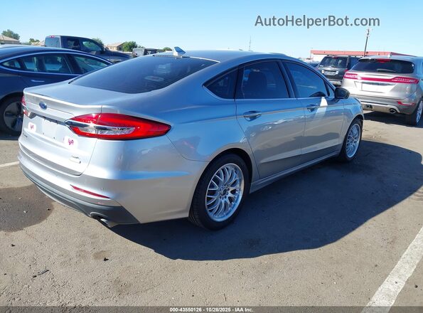 3FA6P0CD2LR177387 2020 FORD FUSION Silver Задня права чверть
