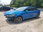 2020 Ford Fusion Sel Синий vin: 3FA6P0CD8LR118196