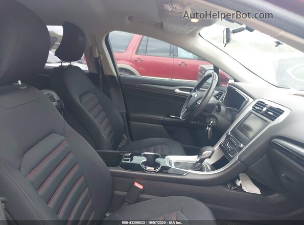 3FA6P0HD2GR112781 2016 FORD FUSION Красный Вид салона спереди