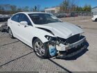 2018 Ford Fusion Se White vin: 3FA6P0HD2JR251994