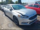 2018 Ford Fusion Se Silver vin: 3FA6P0HD8JR238070