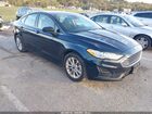 2020 Ford Fusion Se Blue vin: 3FA6P0HD8LR220073