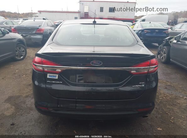 3FA6P0LU0JR248566 2018 FORD FUSION HYBRID Черный 