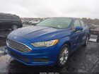 2017 Ford Fusion Hybrid Se Синий vin: 3FA6P0LU1HR400686