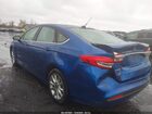 2017 Ford Fusion Hybrid Se Синий vin: 3FA6P0LU1HR400686