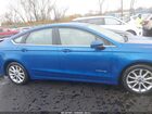 2017 Ford Fusion Hybrid Se Синий vin: 3FA6P0LU1HR400686