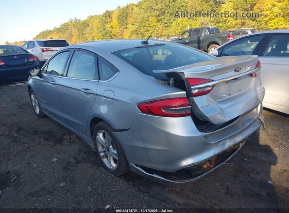 3FA6P0LU1JR132437 2018 FORD FUSION HYBRID Silver Задня ліва чверть