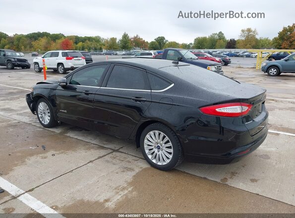 3FA6P0LU2GR352078 2016 FORD FUSION HYBRID Черный Задняя левая четверть