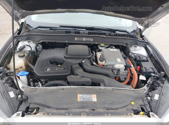 3FA6P0LU7GR406135 2016 FORD FUSION HYBRID Серебряный Вид сзади