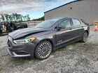2018 Ford Fusion Se Hybrid Gray vin: 3FA6P0LU8JR287244