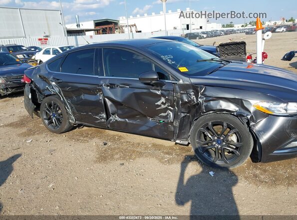 3FA6P0LU9JR158378 2018 FORD FUSION HYBRID Серый Вид спереди
