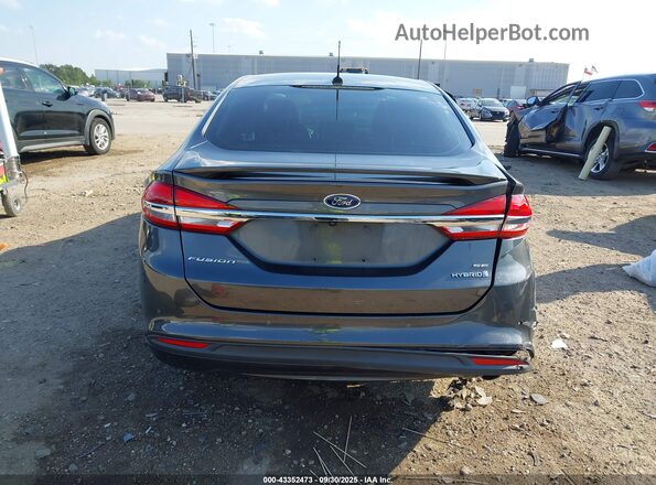 3FA6P0LU9JR158378 2018 FORD FUSION HYBRID Серый 