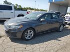 2019 Ford Fusion Se Gray vin: 3FA6P0LUXKR262847