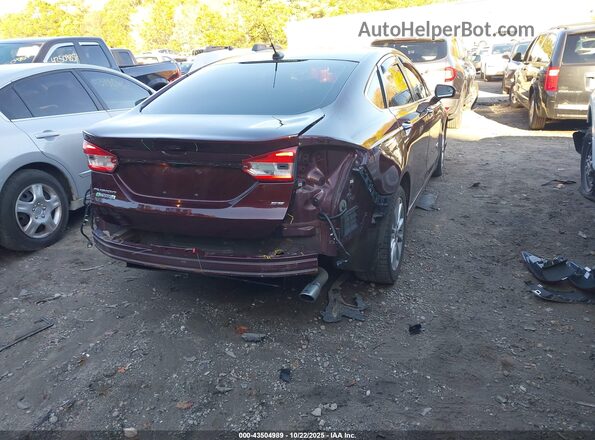 3FA6P0PU0JR250943 2018 FORD FUSION ENERGI Темно-бордовый Задняя правая четверть