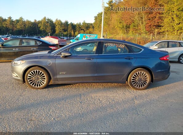3FA6P0SU7JR123260 2018 FORD FUSION ENERGI Синий Панорамный вид салона 360°