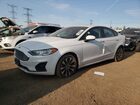 2020 Ford Fusion Se White vin: 3FA6P0T98LR210968