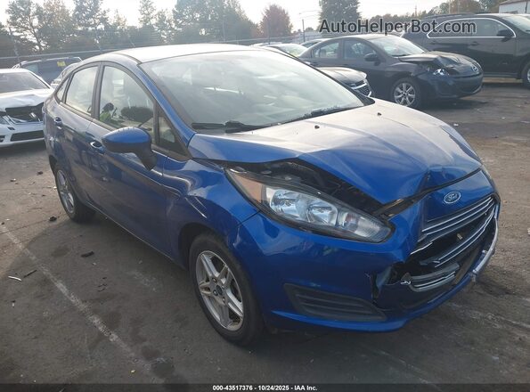 3FADP4BJ2JM100759 2018 FORD FIESTA Синий Передняя правая четверть